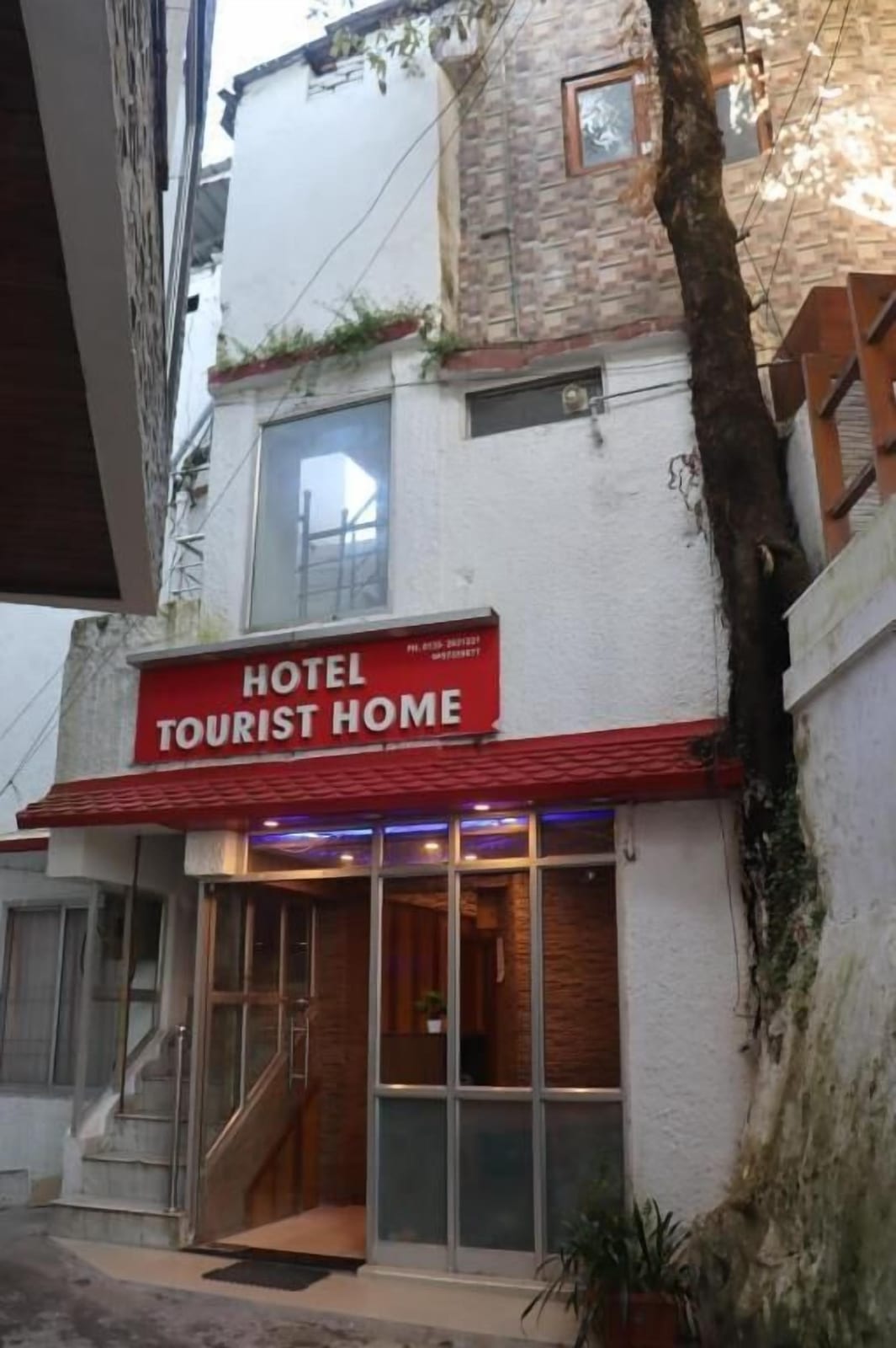 Hotel Tourist Home entrance on Mall Road, Picture Palace — Hotel Tourist Home by Palak Hospitality, Mussoorie