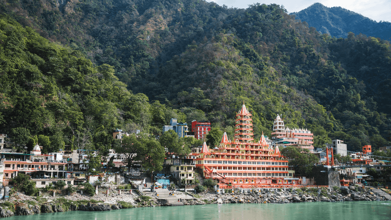 Rishikesh upstream of Haridwar on the Ganga